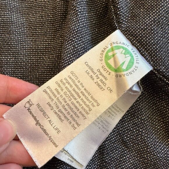 Knowledge Cotton Apparel Long Sleeve Button Down Mens XL Dark Gray Cotton - Picture 3 of 13